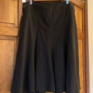 Sandro skirt. Brown pin stripes